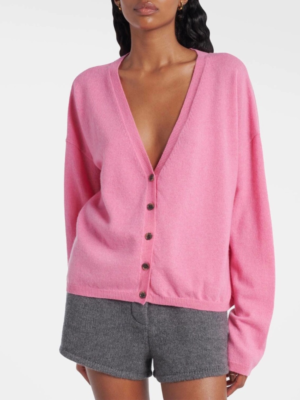 Lisa Yang Abby Cashmere Cardigan in Sakura Pink Size 0 (XS)